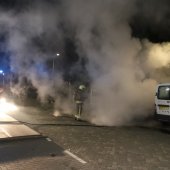 Diverse voertuigbranden Rederijkersplein Noordwijk